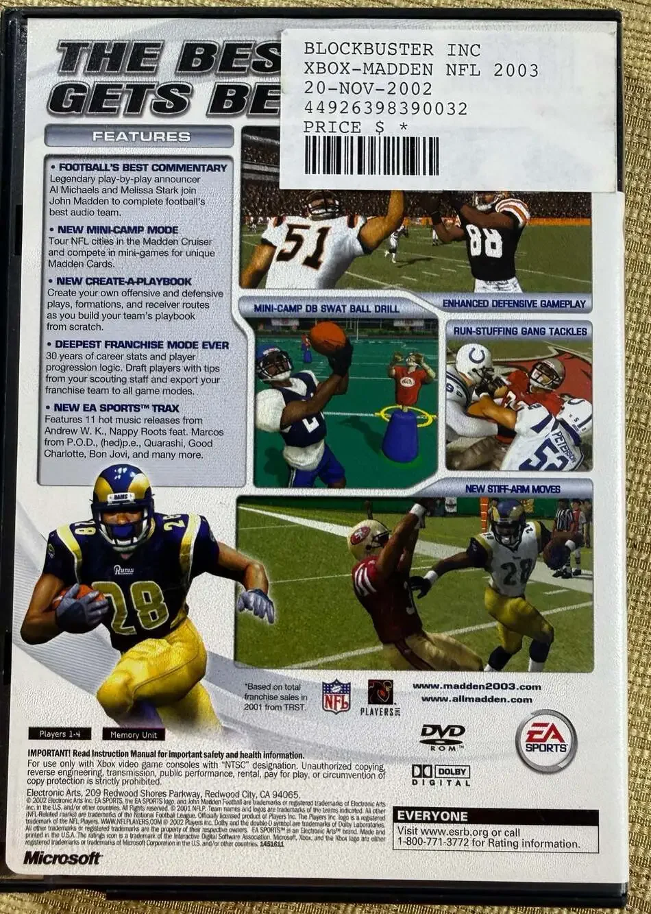 Madden NFL 2003 Xbox